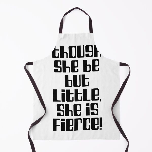 Item preview, Though she be but little, she is fierce - William Shakespeare Quote - Literature, Typography Print 2 designed and sold by Studio Grafiikka.