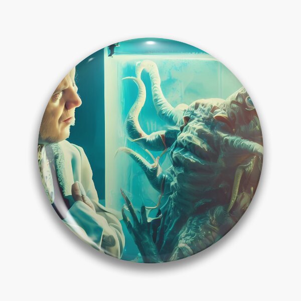 Item preview, Classic Mad Scientist With Test Tube Monster designed and sold by Berserkergang.