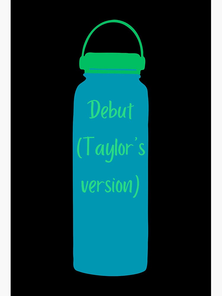 Taylor swift water bottle Debut Art Board Print for Sale by