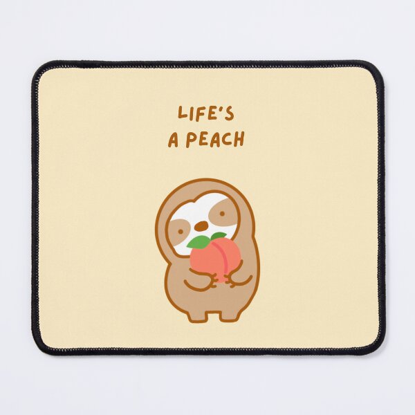 Item preview, Life’s A Peach Sloth  designed and sold by theslothinme.