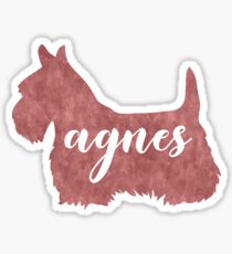 Agnes Scott Scottie - Red Sticker