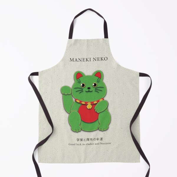 Item preview, Green Maneki-Neko: Promoting Growth and Fertility designed and sold by VRMediaDecor.