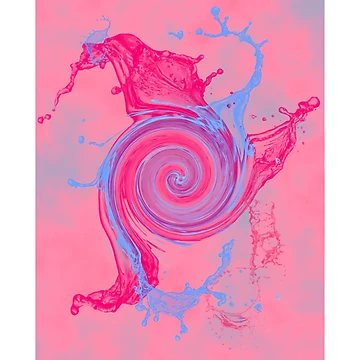 Artwork thumbnail, pink explosion by MsPatsyBerge