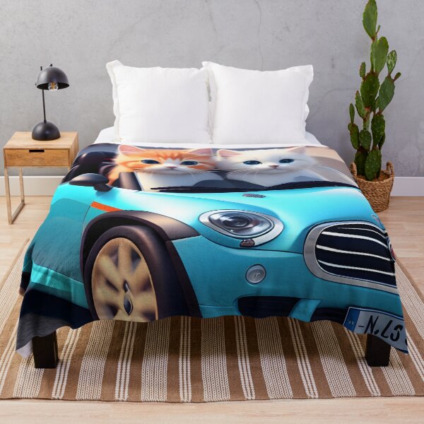 Item preview, Cat Driving - Modern Digital Art designed and sold by Ai-michiart.