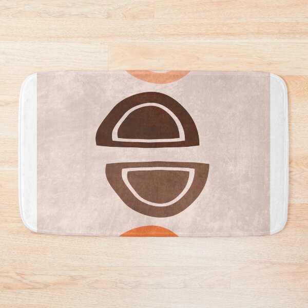 Item preview, Mid Century Modern Print 11 - Minimal Geometric Shapes - Stylish, Abstract, Contemporary - Brown designed and sold by Studio Grafiikka.
