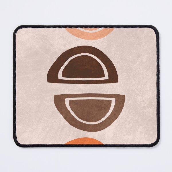 Item preview, Mid Century Modern Print 11 - Minimal Geometric Shapes - Stylish, Abstract, Contemporary - Brown designed and sold by Studio Grafiikka.