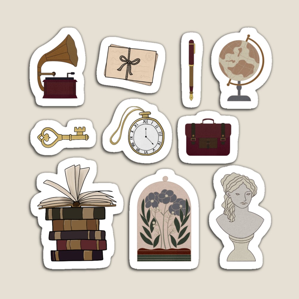 Dark Academia Stickers for Sale  Scrapbook stickers printable