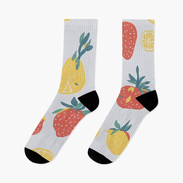 Item preview, Watercolor Vector 1: Fresh Lemon and Strawberry Art designed and sold by Nustudios.