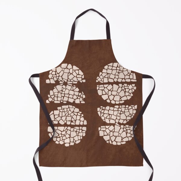 Item preview, Mid Century Modern Print 12 - Minimal Half Circle Mosaic - Stylish, Abstract, Contemporary - Brown designed and sold by Studio Grafiikka.