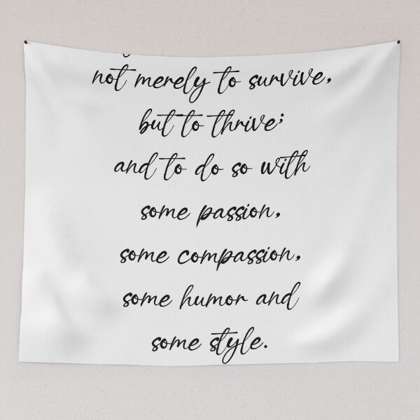 Item preview, My mission in life is not merely to survive - Maya Angelou Quote - Literature - Typography Print designed and sold by Studio Grafiikka.