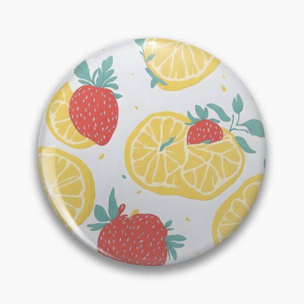 Item preview, Watercolor Vector 2: Fresh Lemon and Strawberry Art designed and sold by Nustudios.
