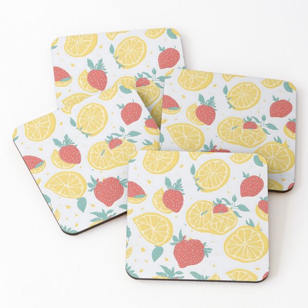 Item preview, Watercolor Vector 2: Fresh Lemon and Strawberry Art designed and sold by Nustudios.