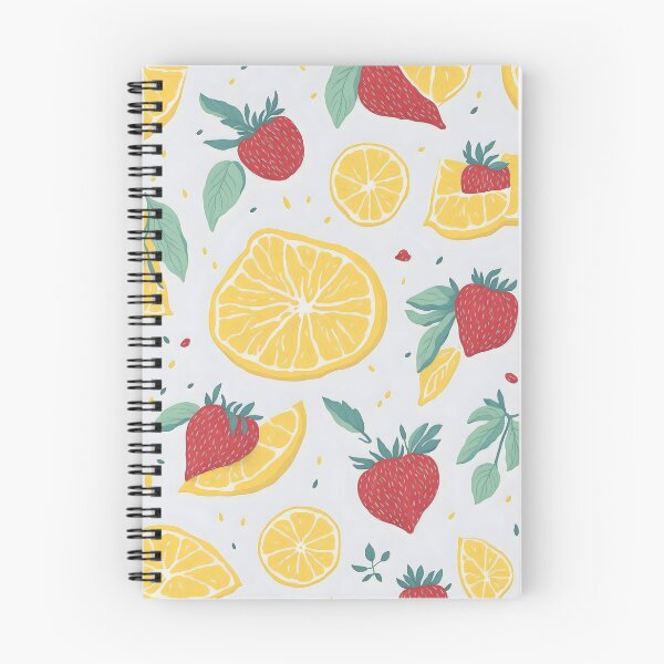 Item preview, Watercolor Vector 3: Fresh Lemon and Strawberry Art designed and sold by Nustudios.
