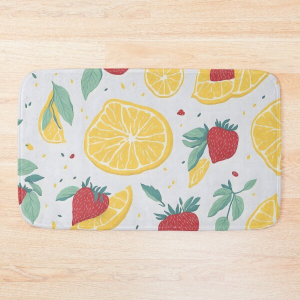 Item preview, Watercolor Vector 3: Fresh Lemon and Strawberry Art designed and sold by Nustudios.