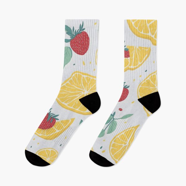 Item preview, Watercolor Vector 3: Fresh Lemon and Strawberry Art designed and sold by Nustudios.