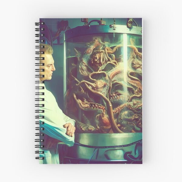 Item preview, Scientist with Tentacle Snake Terror designed and sold by Berserkergang.