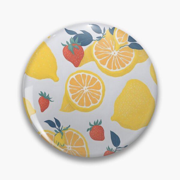 Item preview, Watercolor Vector 4: Fresh Lemon and Strawberry Art designed and sold by Nustudios.