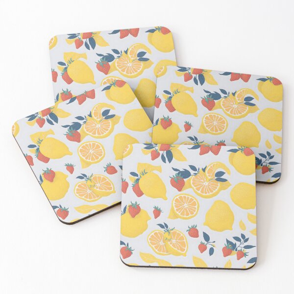 Item preview, Watercolor Vector 4: Fresh Lemon and Strawberry Art designed and sold by Nustudios.