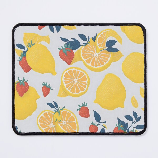 Item preview, Watercolor Vector 4: Fresh Lemon and Strawberry Art designed and sold by Nustudios.