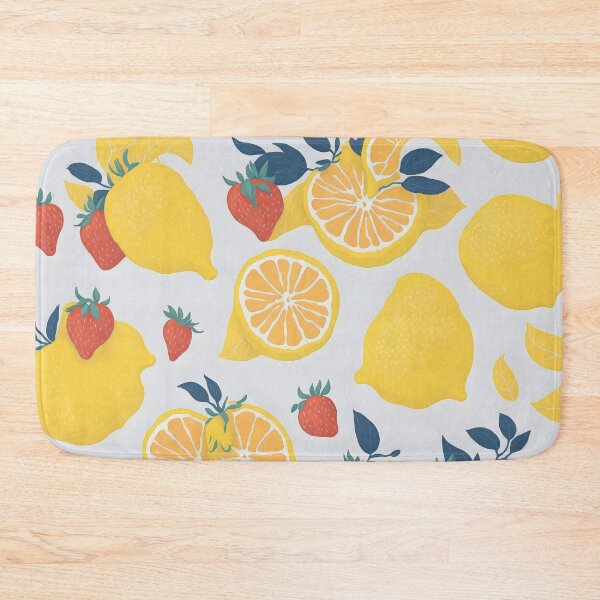 Item preview, Watercolor Vector 4: Fresh Lemon and Strawberry Art designed and sold by Nustudios.