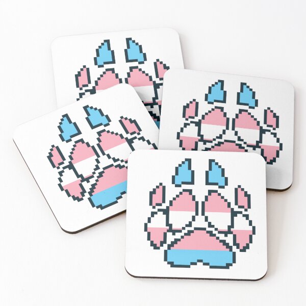 Item preview, Furry Paw Pride Transgender Flag designed and sold by daxiclies.