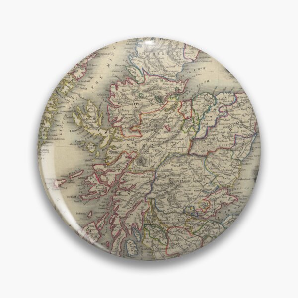 Item preview, Vintage Map of Scotland (1851) designed and sold by BravuraMedia.