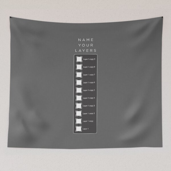 Item preview, Name Your Layers 2.0 designed and sold by PiggyBlack.