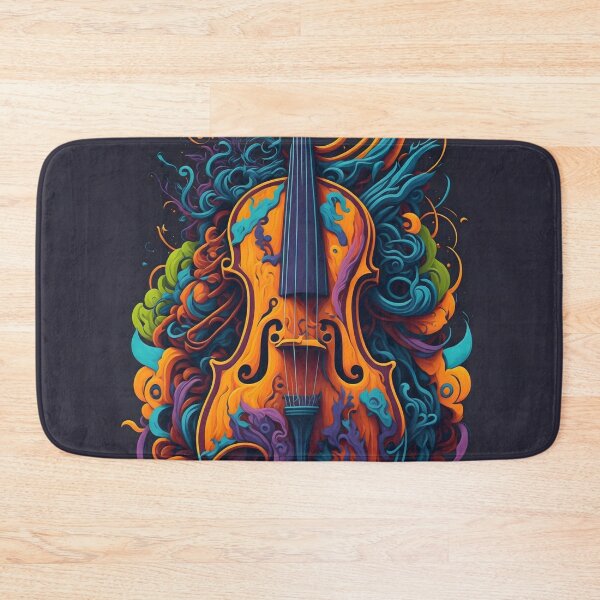 Item preview, Symphonic Graffiti 1: Vibrant Cello Illustration designed and sold by Nustudios.