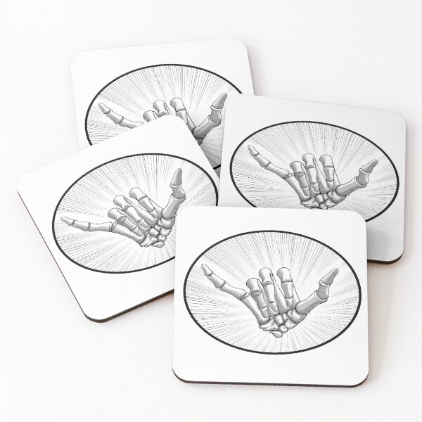 Item preview, shaka skelly (hang loose) designed and sold by AlohaAether.
