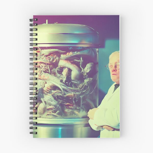 Item preview, Old Scientist With Glasses AndJar Monster Horror designed and sold by Berserkergang.
