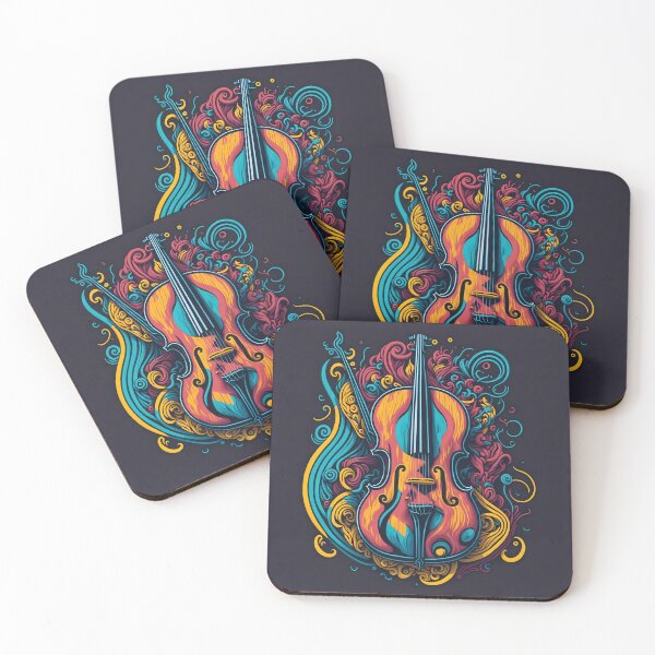Item preview, Symphonic Graffiti 4: Vibrant Cello Illustration designed and sold by Nustudios.