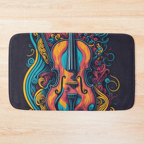 Item preview, Symphonic Graffiti 4: Vibrant Cello Illustration designed and sold by Nustudios.