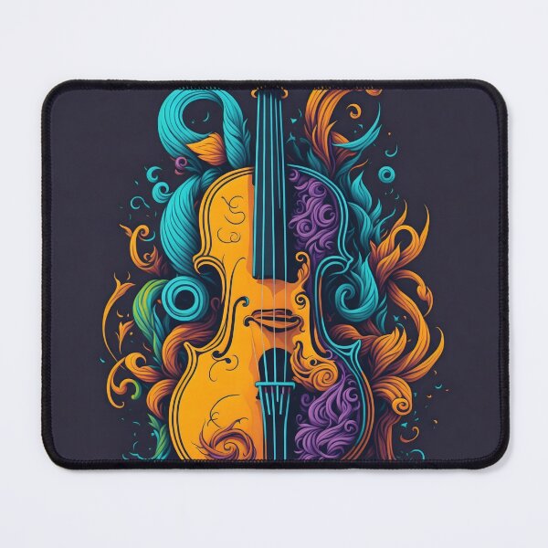 Item preview, Symphonic Graffiti 5: Vibrant Cello Illustration designed and sold by Nustudios.