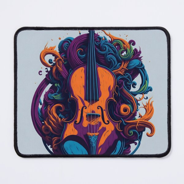 Item preview, Symphonic Graffiti 6: Vibrant Cello Illustration designed and sold by Nustudios.