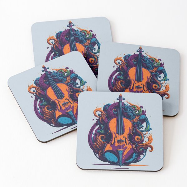 Item preview, Symphonic Graffiti 6: Vibrant Cello Illustration designed and sold by Nustudios.
