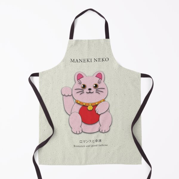 Aperçu de l'œuvre Pink Maneki-Neko : répandre l'amour et la romance créée et vendue par VRMediaDecor.