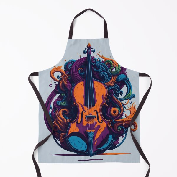 Item preview, Symphonic Graffiti 6: Vibrant Cello Illustration designed and sold by Nustudios.