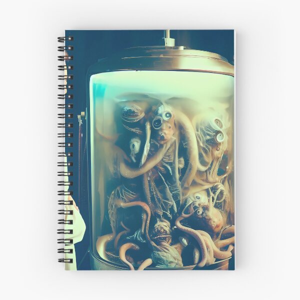 Item preview, Classic Scientist Stares At Steampunk Tentacle Horror designed and sold by Berserkergang.