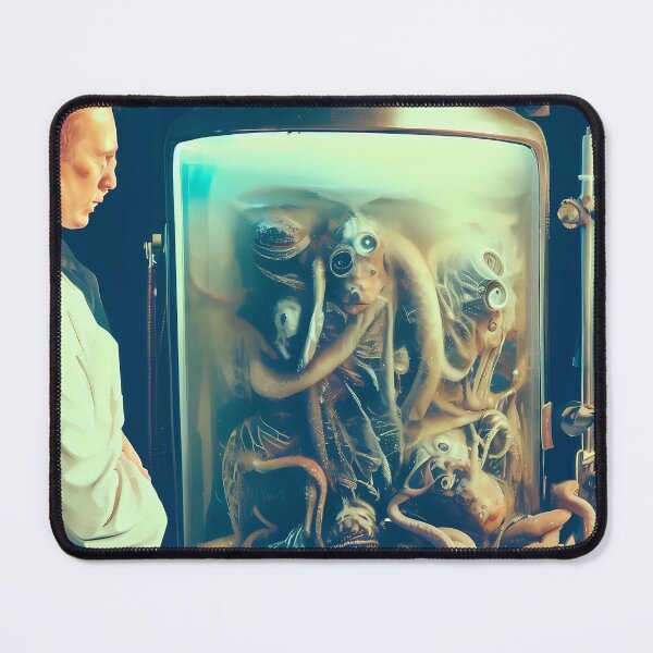 Item preview, Classic Scientist Stares At Steampunk Tentacle Horror designed and sold by Berserkergang.