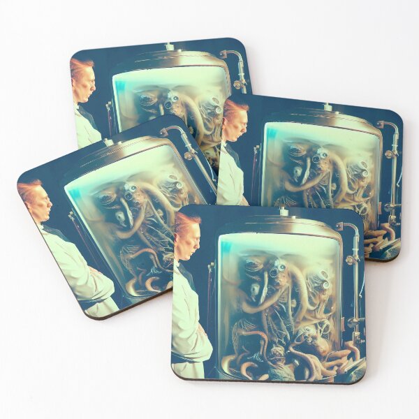 Item preview, Classic Scientist Stares At Steampunk Tentacle Horror designed and sold by Berserkergang.