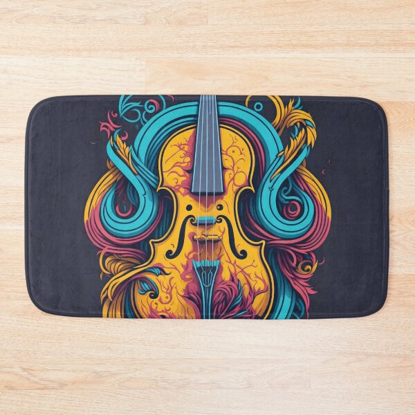 Item preview, Symphonic Graffiti 8: Vibrant Cello Illustration designed and sold by Nustudios.