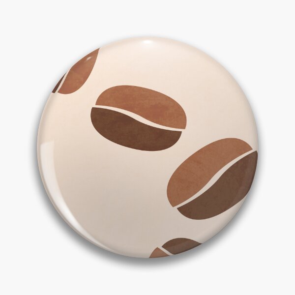 Item preview, Coffee Beans Print - Minimal Coffee Poster - Cafe Decor - Brown, Sienna, Wheat designed and sold by Studio Grafiikka.