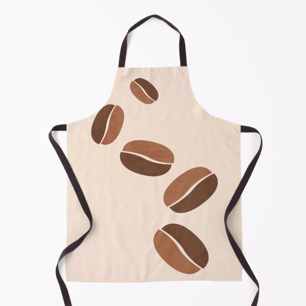 Artikelvorschau, Coffee Beans Print - Minimal Coffee Poster - Cafe Decor - Brown, Sienna, Wheat entworfen und verkauft von Studio Grafiikka.