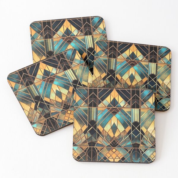 Item preview, Sunrise Stained Glass Seamless Pattern designed and sold by Sturdust.