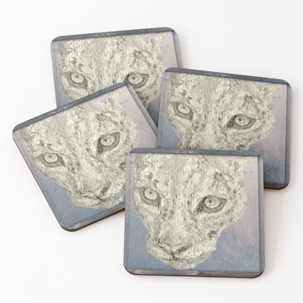 Item preview, Snow leopard designed and sold by FromTheMists.