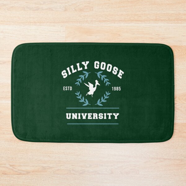 Item preview, Silly Goose University  Design with a Trendy 1985 Style and White Goose Illustration designed and sold by JocastaRishim.