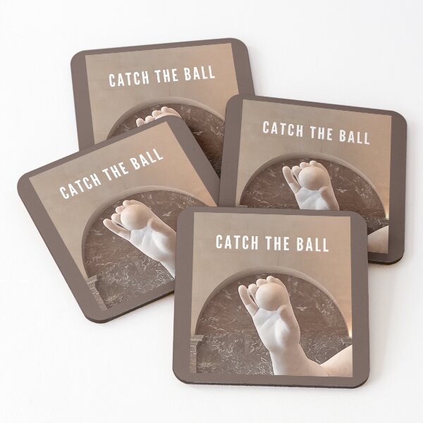 Item preview, CATCH THE BALL Poster with a hand of a marble figure designed and sold by Posteria.
