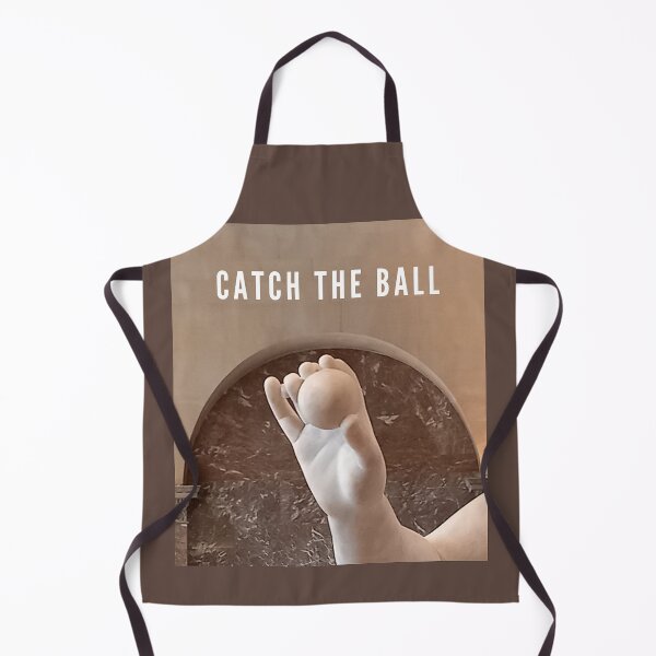 Item preview, CATCH THE BALL Poster with a hand of a marble figure designed and sold by Posteria.
