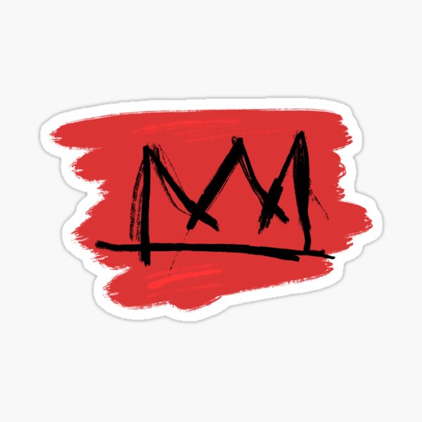 Couronne Basquiat Sticker