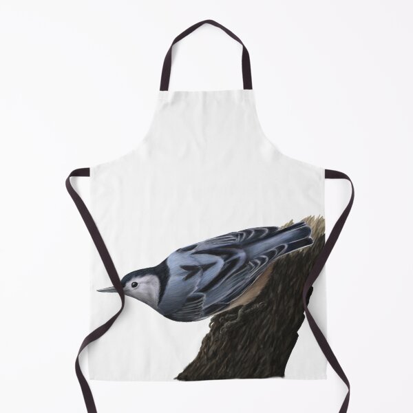 Item preview, Nuthatch standing on a tree stump designed and sold by CreationsByBear.